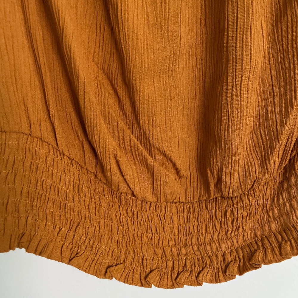 Crochet Ruffle Off Shoulder Top - Picture 3 of 3